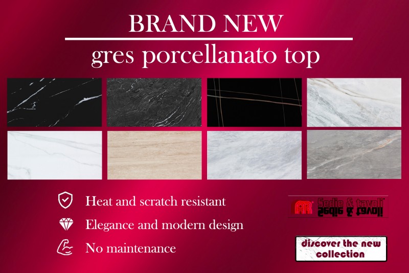 Nuovi piani in gres porcellanato