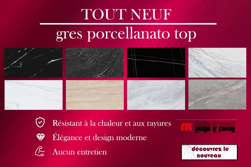 Nuovi piani in gres porcellanato